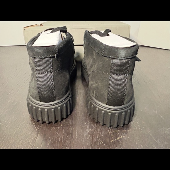 Clarks Torhill Hi Suede Ankle Boots Black Mens 7.5M